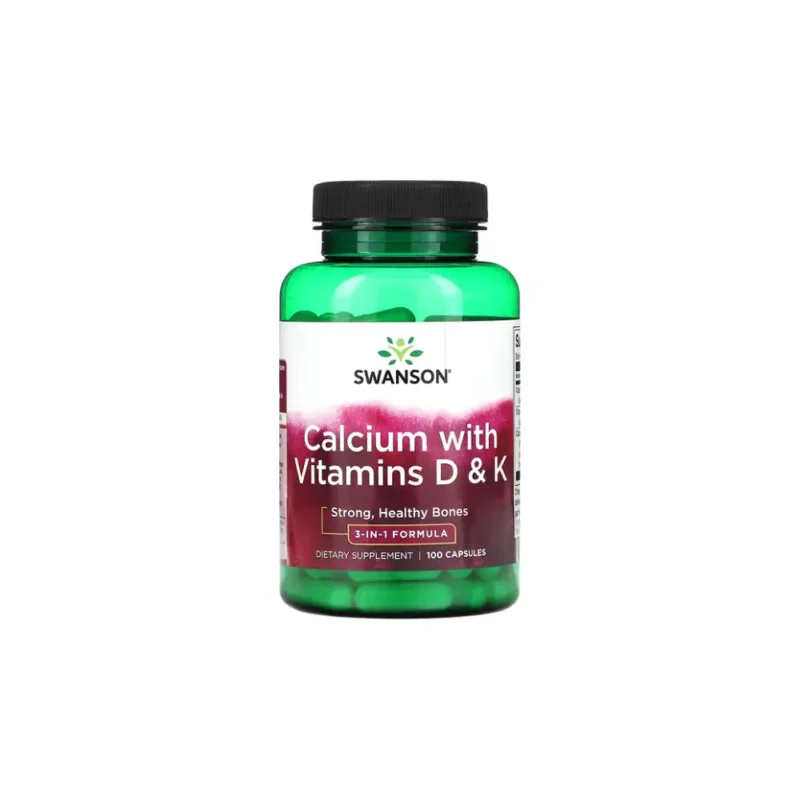 calcio con vitaminas d y k swanson