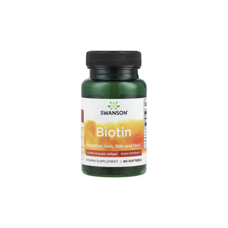 Biotina 10.000 mcg 60 cápsulas blandas Swanson