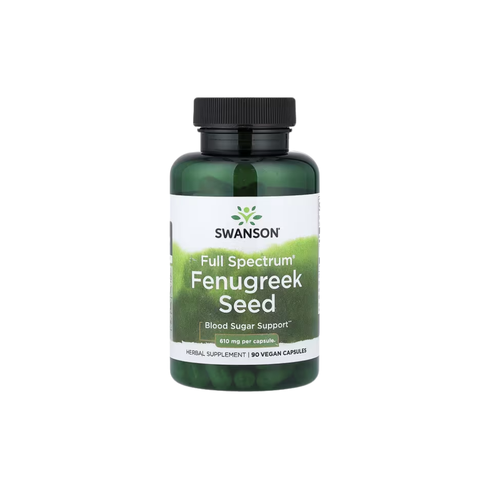 Fenugreek seed semillas de fenogreco 610mg 90 cápsulas Swanson