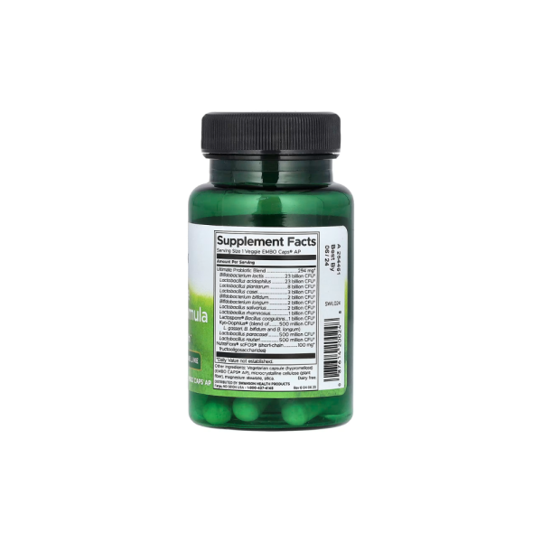 Ultimate Probiotic fórmula  66 billones 30 cápsulas Swanson - Imagen 2
