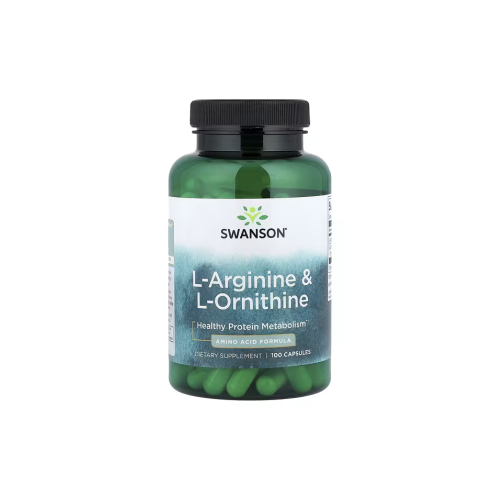 L arginina y L ornitina 100 cápsulas