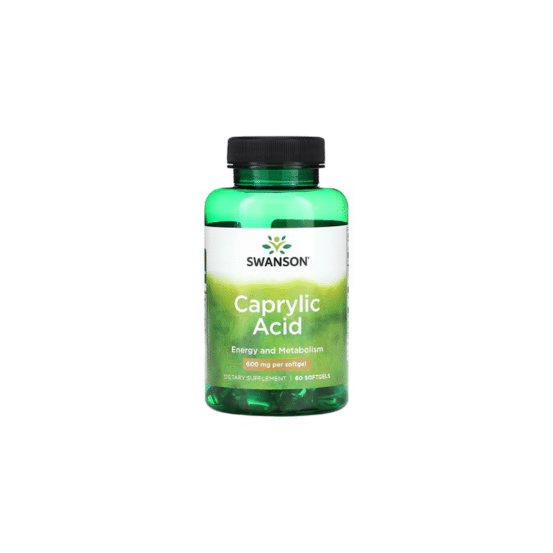 Acido caprÃlico 600 mg 60 cápsulas blandas Swanson