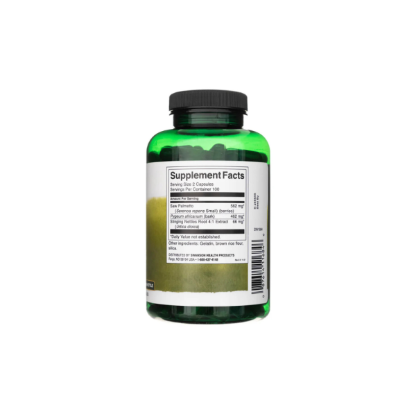 Herbal Prostate Complex Complejo Herbal para la Próstata 200 Cápsulas Swanson - Imagen 2