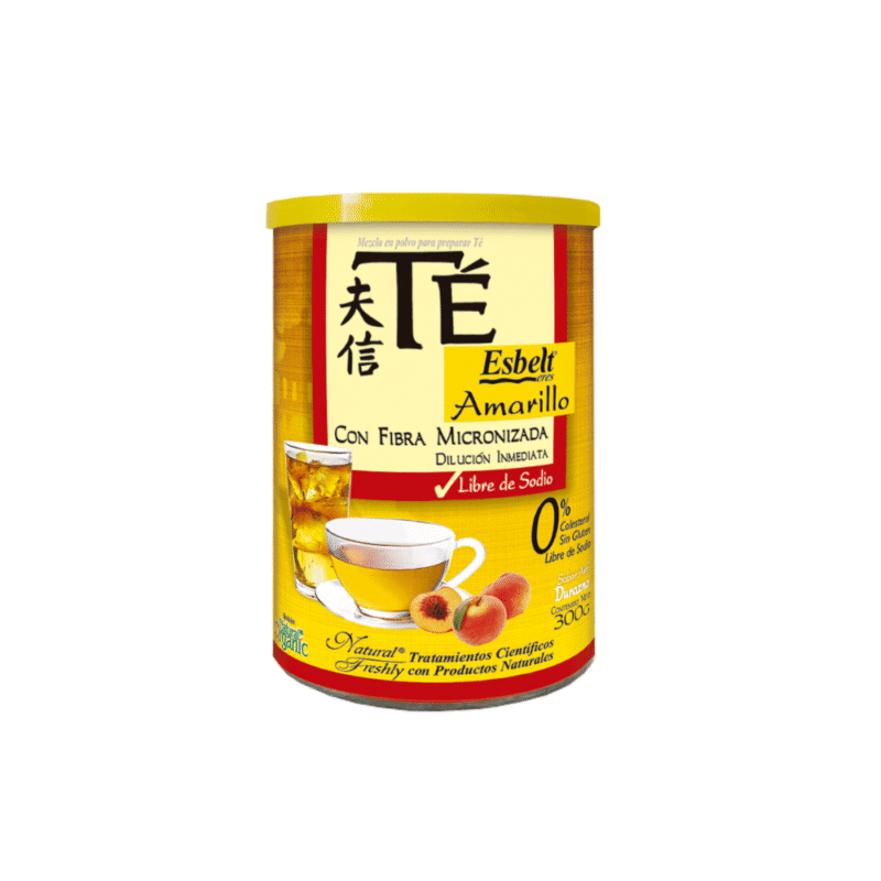 Té Amarillo sabor durazno Esbelt 300g