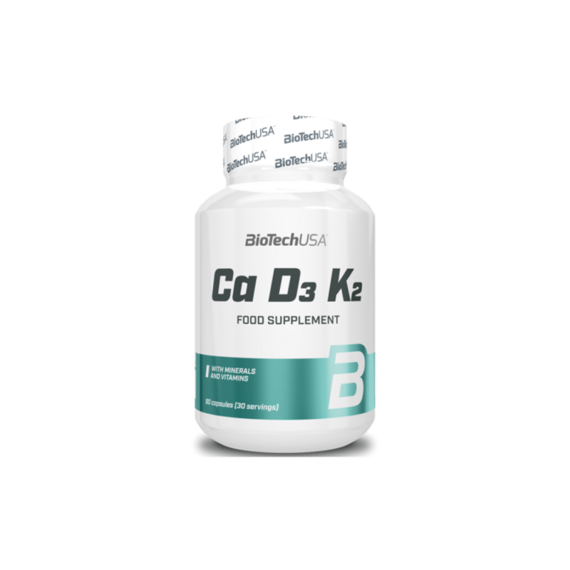Ca D3 K2 90 capsulas biotech