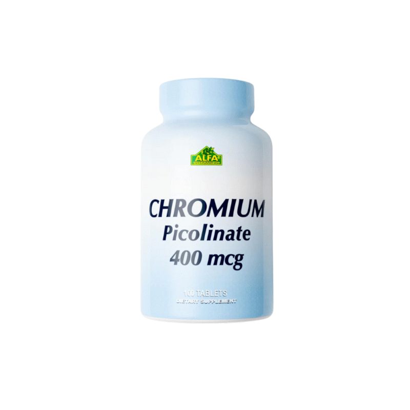 Picolinato de cromo 400 mcg 100 tab