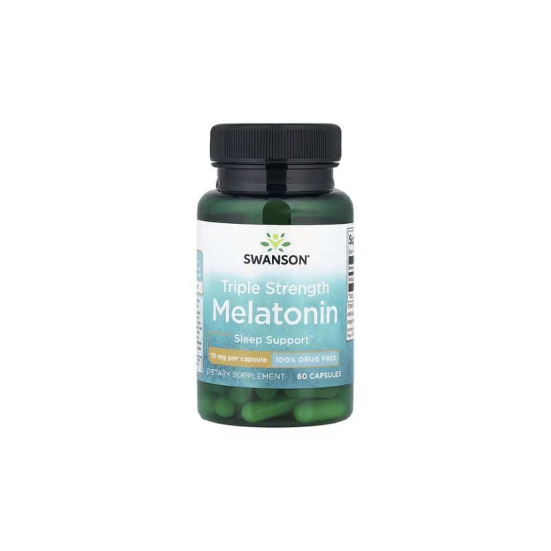 Melatonina Triple concentración 10 mg 60 capsulas Swanson
