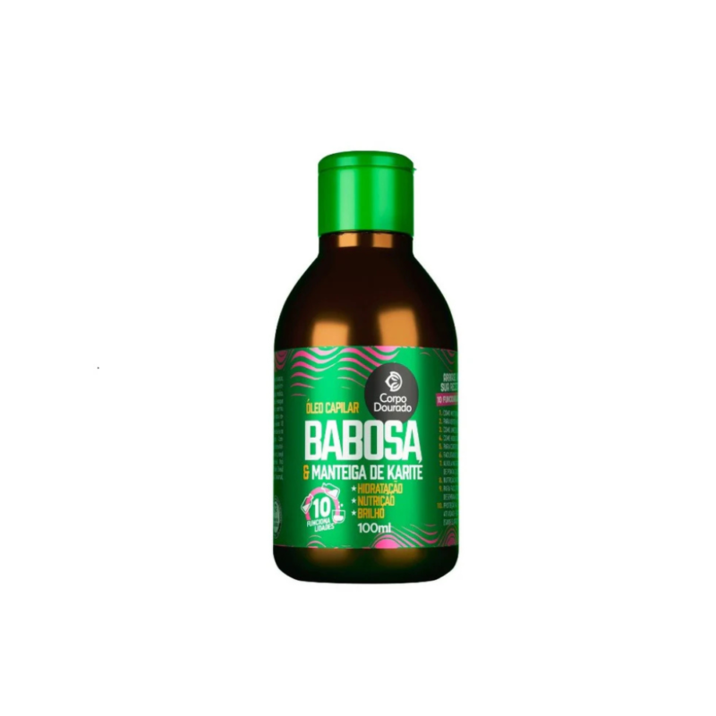 Aceite Capilar Aloe Vera & Karité 100ml Corpo Dourado
